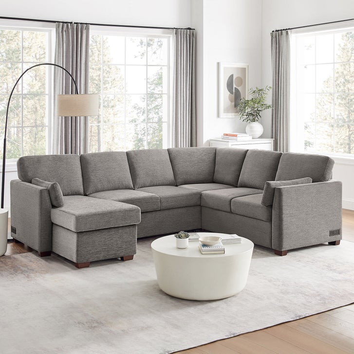 Coddle Luke Sleeper Sectional with Reversible Chaise and Storage(1 of 2)