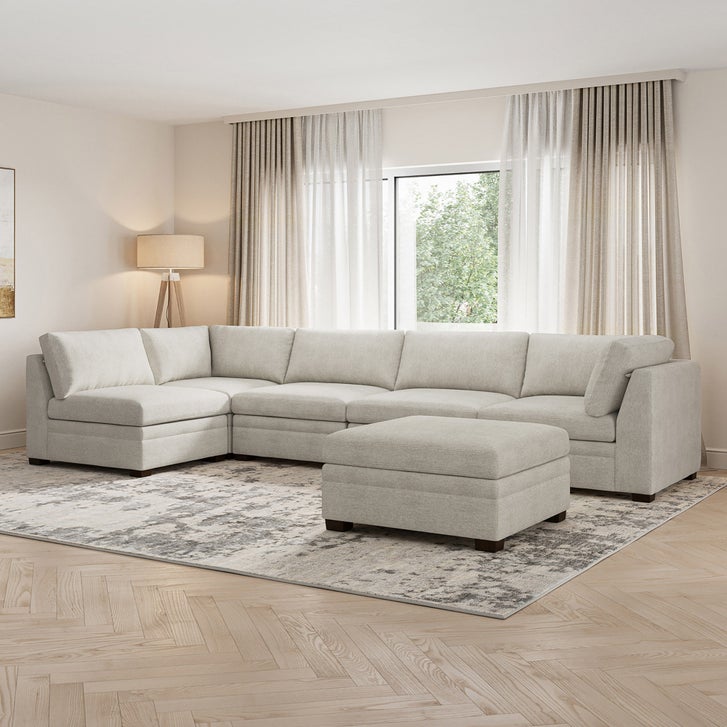 TISDALE 6PC FAB SEC TAUPE